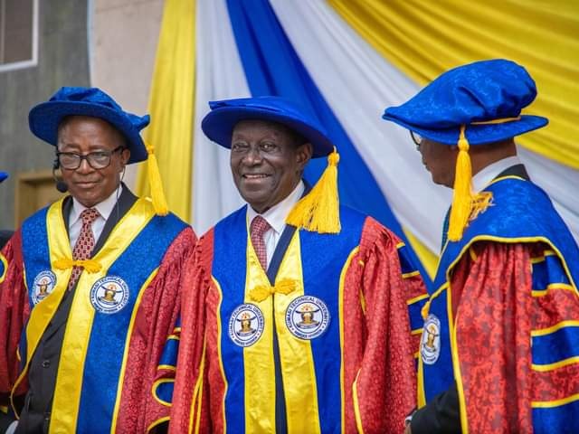 Dr. Kwame Addo Kufuor Sworn-In As The First Chancellor Of KsTU