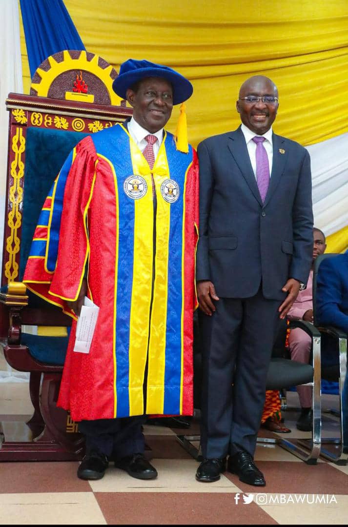 Dr. Kwame Addo Kufuor Sworn-In As The First Chancellor Of KsTU