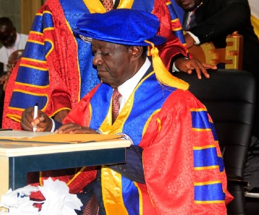 Dr. Kwame Addo Kufuor Sworn-In As The First Chancellor Of KsTU